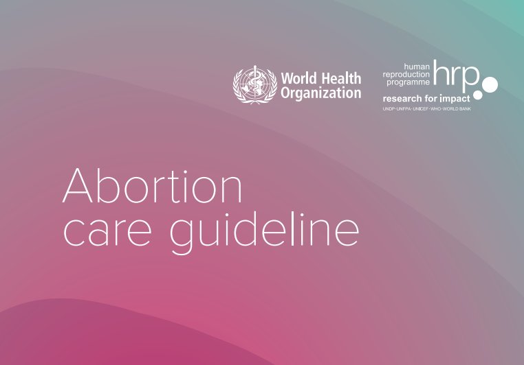 Abortion Care Guideline Cover